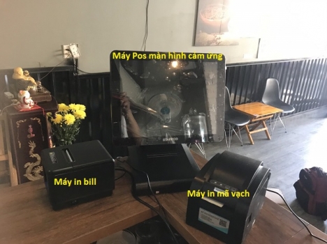 Máy tính tiền cảm ứng màn mình cho quán trà chanh/trà sửa tại Hà Tĩnh giá rẻ