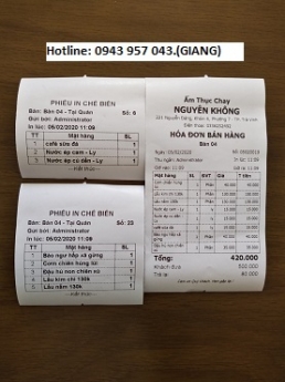 Trà Vinh lắp máy in tặng phần mềm mô hình quán ăn giá rẻ