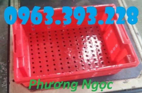 Sọt nhựa đựng hải sản, sóng cá HS002, rổ đựng thủy hải sản