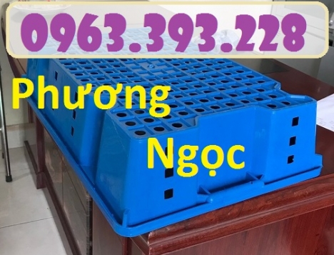 Sọt nhựa đựng hải sản, sóng cá HS002, rổ đựng thủy hải sản