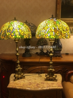 Giao Lưu Cặp Đèn Tiffany Xuất Sứ Đức.