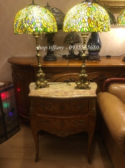 Giao Lưu Cặp Đèn Tiffany Xuất Sứ Đức.