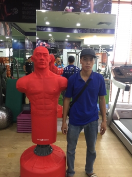 hình nhân tập võ silicon