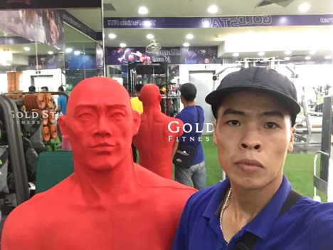 hình nhân tập võ silicon