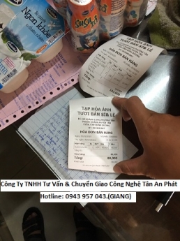 Tạp hóa tại Bạc Liêu lắp máy tính tiền cảm ứng giá sinh viên