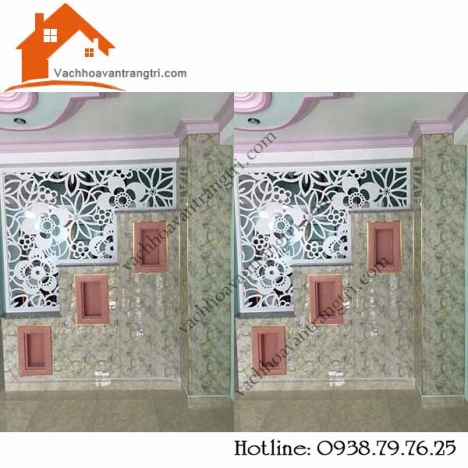 Thi công nhanh, giá rẻ vách ngăn trang trí cầu thang hiện đại