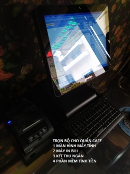 Bán combo máy tính tiền mô hình quán nhậu, nhà hàng tại Mỹ Tho giá rẻ