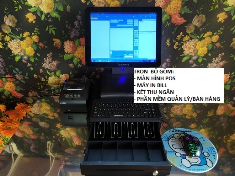 Bán combo máy tính tiền mô hình quán nhậu, nhà hàng tại Mỹ Tho giá rẻ