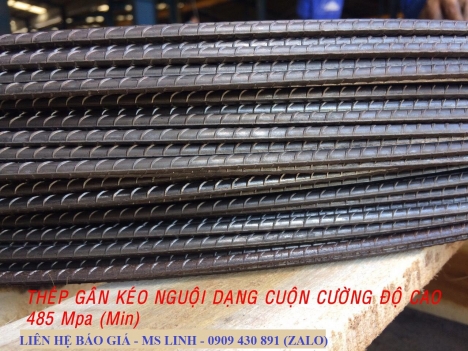 Thép vằn kéo nguội dạng cuộn D5 - D6 - D8
