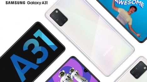 Samsung A31 thiết kế mới, giá tầm trung