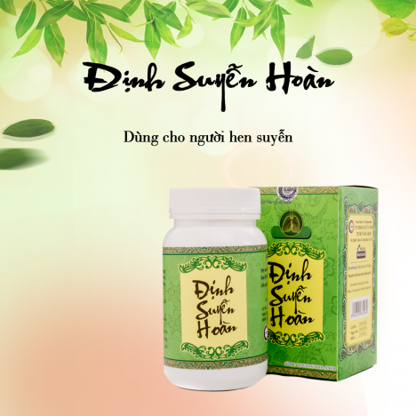Định suyễn hoàn - Dùng cho ngưởi hen suyễn, COPD, viêm phế quản mãn tính