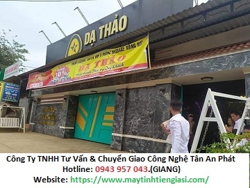 Cao Bằng bán máy tính tiền cảm ứng rẻ cho quán cafe Dạ Thảo