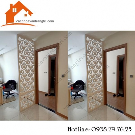 Thi công vách ngăn gỗ trang trí cho phòng khách, phòng bếp, phòng thờ