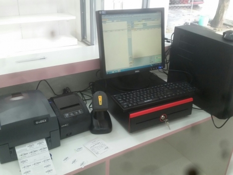 Combo máy tính tiền cảm ứng cho shop thời trang, shop mỹ phẩm Hà Tĩnh