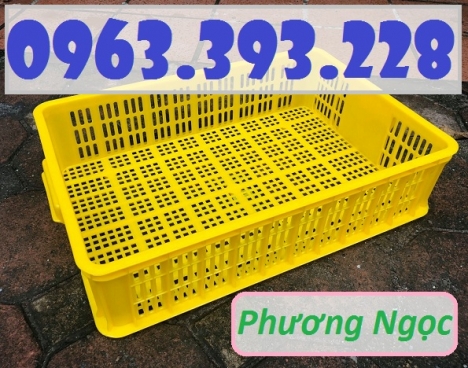 Sọt nhựa trưng bày hàng siêu thị, sọt nhựa cao 15, sọt nhựa HS008