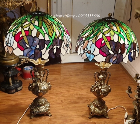 Đèn Bàn Tiffany Pháp Cổ.