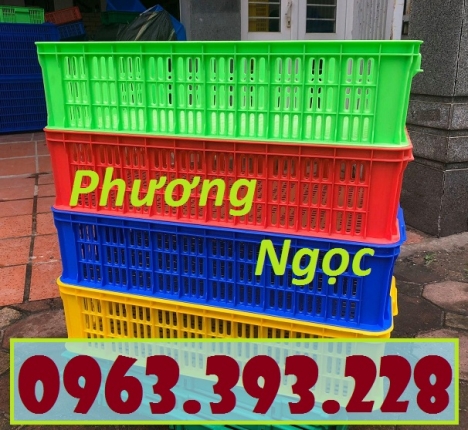 Sọt nhựa trưng bày hàng siêu thị, sọt nhựa cao 15, sọt nhựa HS008