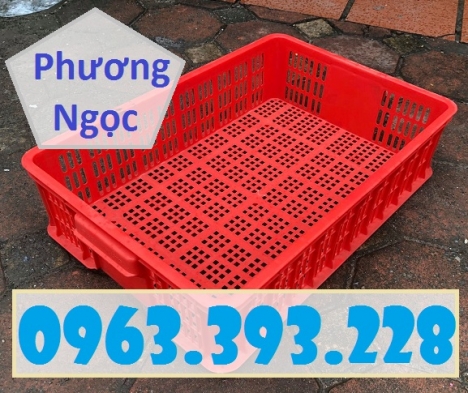 Sọt nhựa trưng bày hàng siêu thị, sọt nhựa cao 15, sọt nhựa HS008