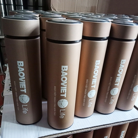 Quy trình và báo giá in lên bình giữ nhiệt tại Đăng Nguyên