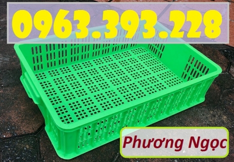 Sọt nhựa trưng bày hàng siêu thị, sọt nhựa cao 15, sọt nhựa HS008