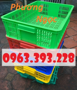Sọt nhựa trưng bày hàng siêu thị, sọt nhựa cao 15, sọt nhựa HS008