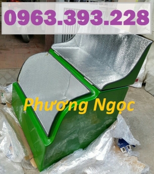 Thùng giao hàng cỡ đại, thùng chở hàng composite, thùng chở hàng sau xe máy