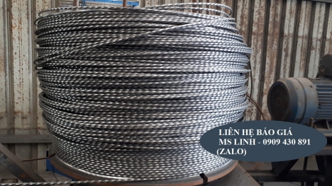 Thanh vuông xoắn 6ly - 8 ly các loại - twist bar