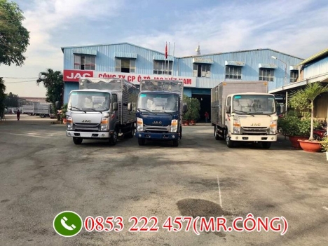 XE TẢI JAC 1 TẤN 9 - ĐẦU VUÔNG - MÁY NHẬT - GIẢM GIÁ LẾN ĐẾN 30TR