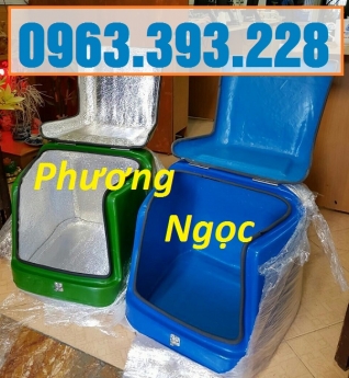 Thùng chở hàng cỡ nhỏ, thùng giao hàng giữ nhiệt, thùng giao đồ ăn