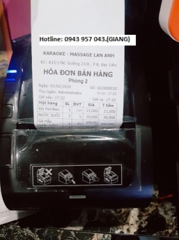 Combo máy tính tiền cho quán karaoke giá sinh viên tại Đồng Tháp