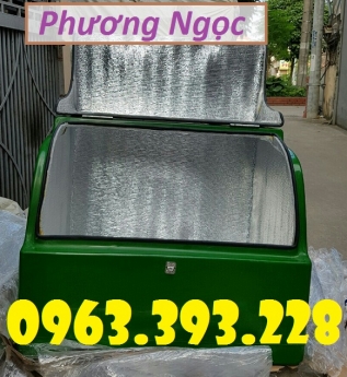 Thùng giao hàng cỡ đại, thùng chở hàng composite, thùng chở hàng sau xe máy