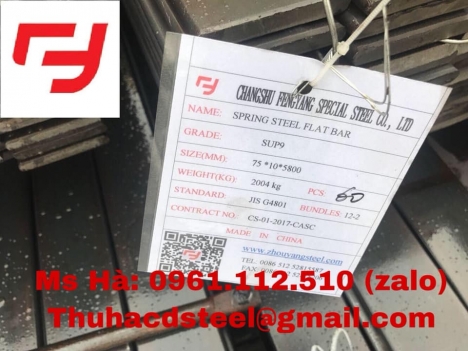 THANH THÉP ĐÀN HỒI SUP9 | LH: 0961.112.510