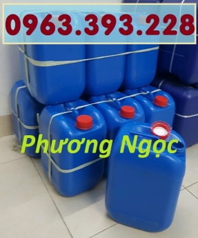 Can nhựa vuông 10 Lít, can nhựa 4 núm nhựa HDPE, can nhựa đựng hóa chất
