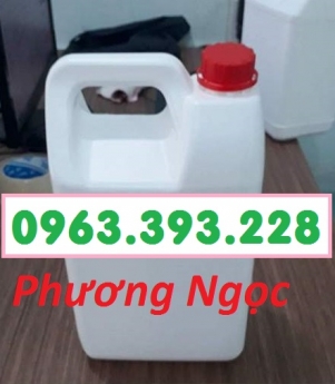Can nhựa đựng hóa chất 5 Lít, can nhựa HDPE, can nhựa 5L