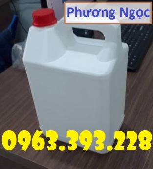 Can nhựa đựng hóa chất 5 Lít, can nhựa HDPE, can nhựa 5L