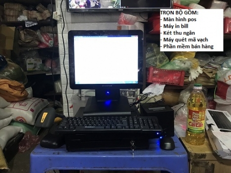 Full bộ máy cảm ứng tính tiền giá siêu rẻ cho tạp hóa tại Hà Nội