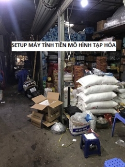 Tạp hóa TP.HCM  lắp bộ máy tính tiền giá rẻ