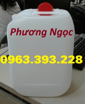 Can nhựa vuông 10 Lít, can nhựa 4 núm nhựa HDPE, can nhựa đựng hóa chất