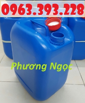 Can nhựa vuông 10 Lít, can nhựa 4 núm nhựa HDPE, can nhựa đựng hóa chất