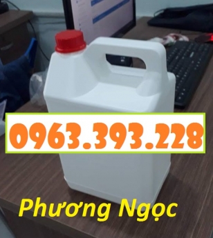 Can nhựa đựng hóa chất 5 Lít, can nhựa HDPE, can nhựa 5L