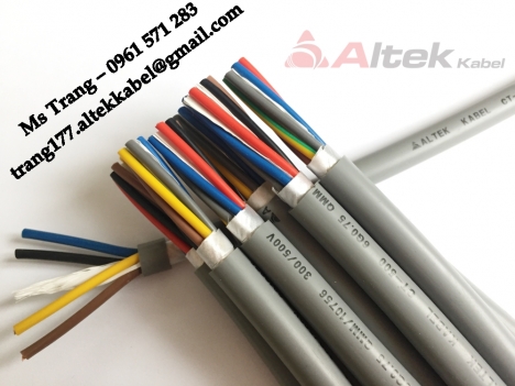 Dây cáp điều khiển chống nhiễu 7 lõi 18awg- 7x0.75mm2