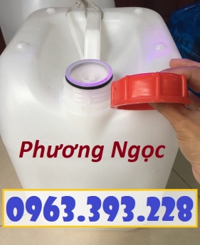Can nhựa vuông 10 Lít, can nhựa 4 núm nhựa HDPE, can nhựa đựng hóa chất