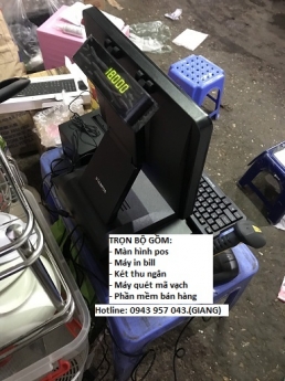 Full bộ máy cảm ứng tính tiền giá siêu rẻ cho tạp hóa tại Hà Nội