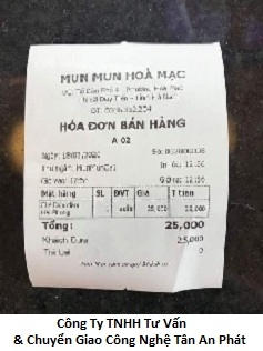 Combo máy tính tiền cho quán ăn, nhà hàng giá rẻ tại Bạc Liêu