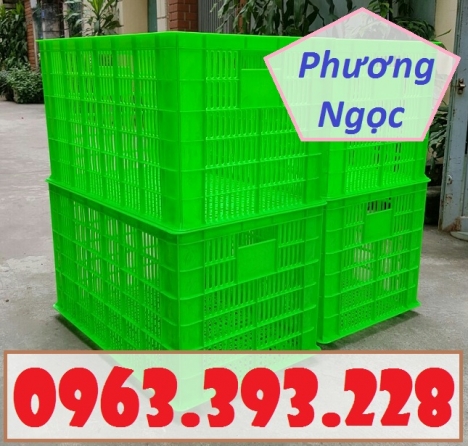 Sọt nhựa có 5 bánh xe, sọt nhựa đựng nông sản, sọt nhựa đựng đồ