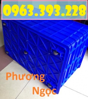 Thùng nhựa đặc công nghiệp, thùng nhựa 5 bánh xe, thùng nhựa chứa đồ
