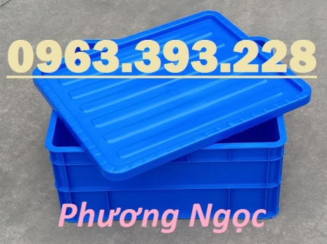 Thùng nhựa đặc B8 có nắp, hộp nhựa B8, khay nhựa đựng đồ