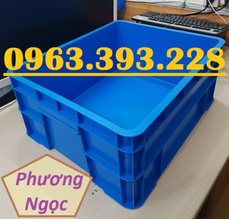 Thùng nhựa đặc B8 có nắp, hộp nhựa B8, khay nhựa đựng đồ