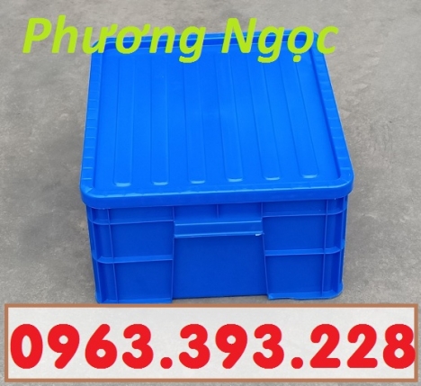Thùng nhựa đặc B8 có nắp, hộp nhựa B8, khay nhựa đựng đồ