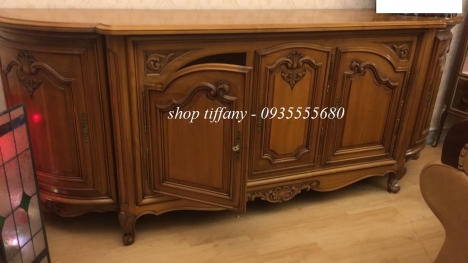 Bộ tủ kệ dài hàng Âu đẹp zin